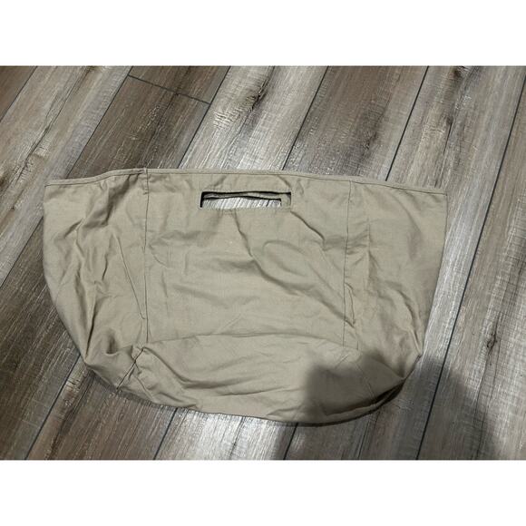 Longaberger Work Around Pot of‎ Gold Basket Liner KHAKI TAN Fabric solid - Picture 1 of 2